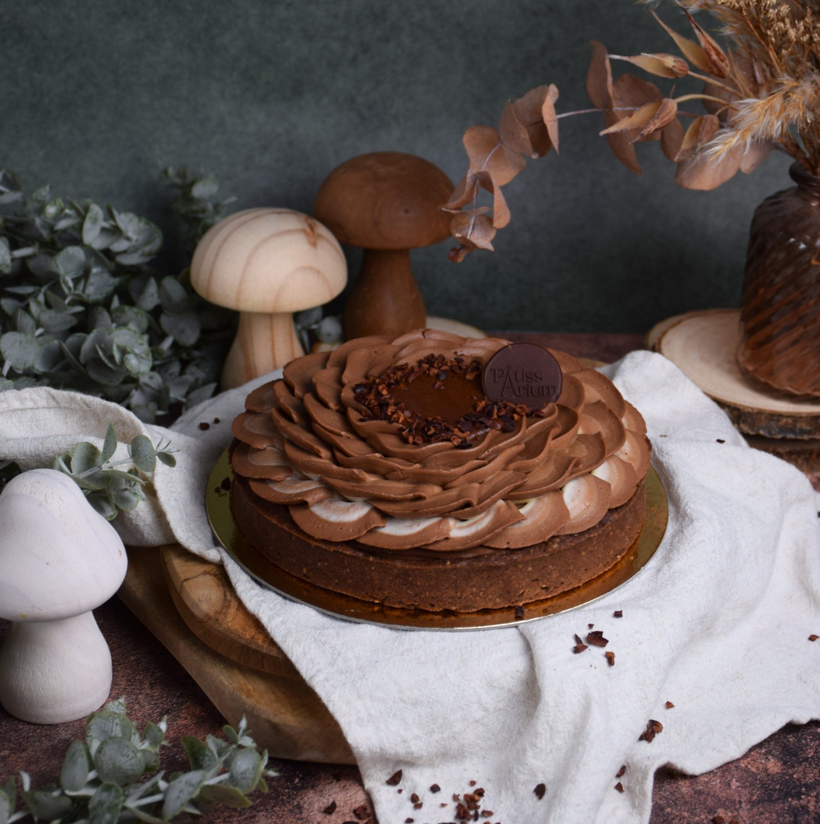 Tarte Fleur Chocolatée